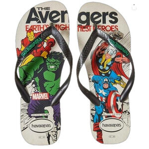 Havaianas Men's AVENGERS Flip-Flop, Beige, 9/10 US IR41/42 EU NWT